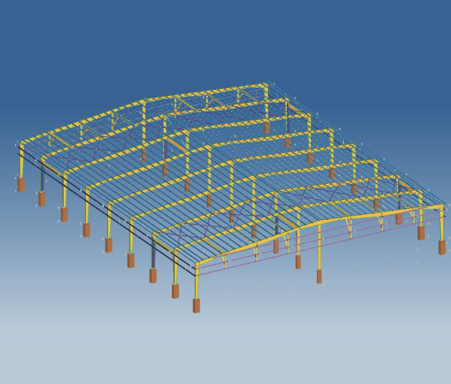 Long Span Industrial Steel Shed
